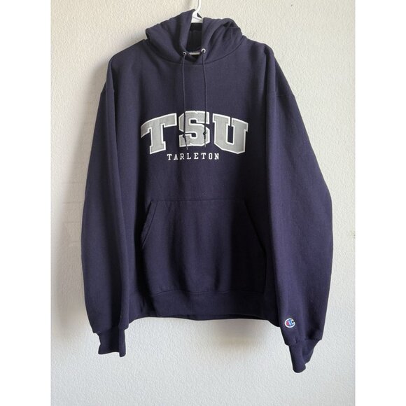 Champion Tarleton State University Purple Crewneck Hoodie Sweater Size L Unisex - Picture 8 of 10